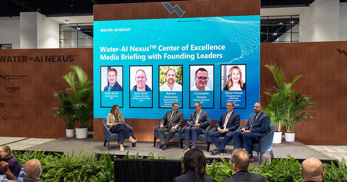 WEFTEC water professionals using B2Brain lead capture during the event
