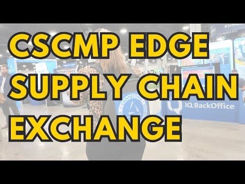 CSCMP EDGE 2026 video cover for exhibitors planning B2Brain lead capture