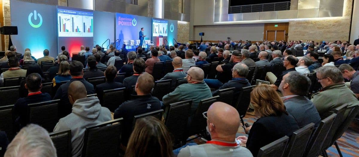 Experience POWER audience attending a conference presentation