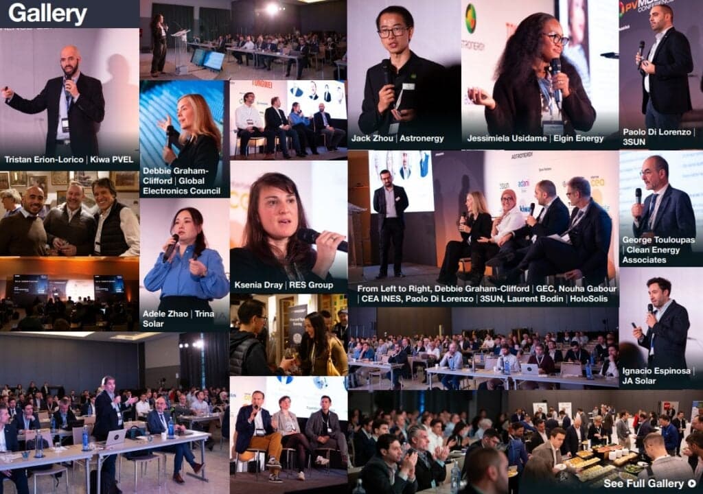 PV CellTech USA speakers and delegates across conference sessions
