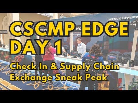 CSCMP EDGE 2026 video cover for exhibitors planning B2Brain lead capture
