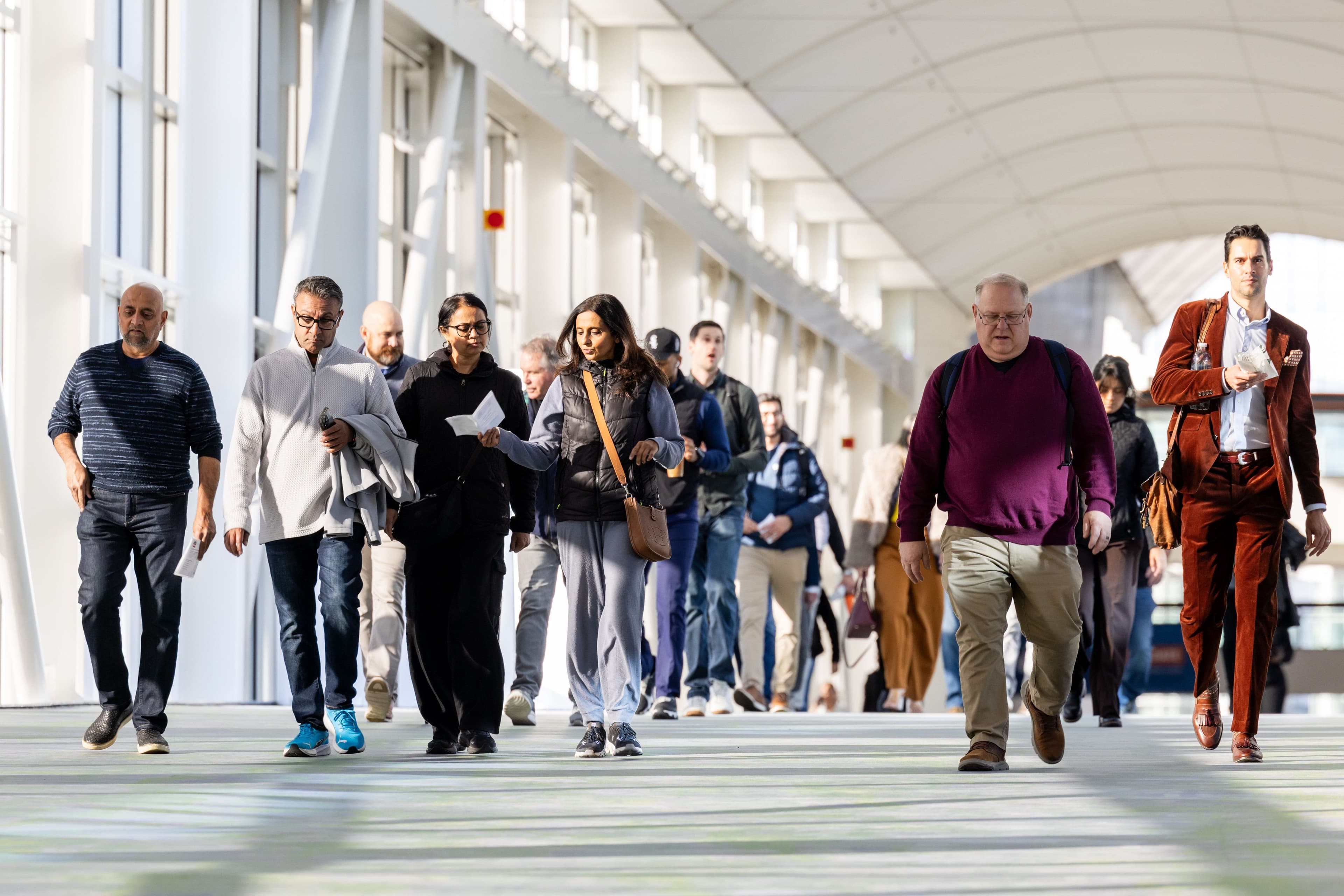 Visitors entering Chicago Build 2025