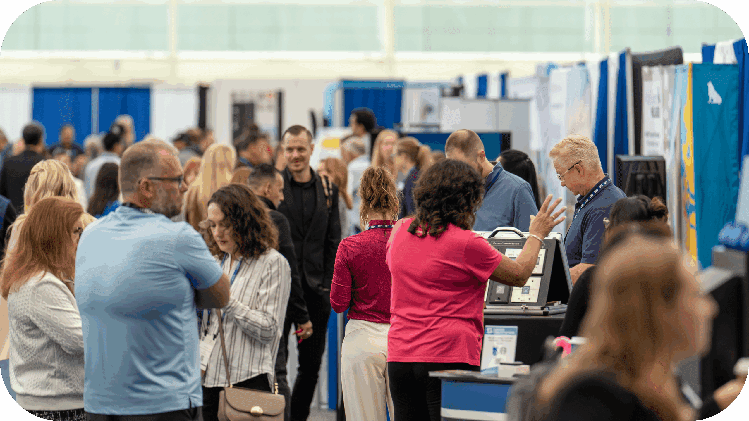 Healthcare Facilities Symposium attendees and exhibitors using B2Brain lead capture