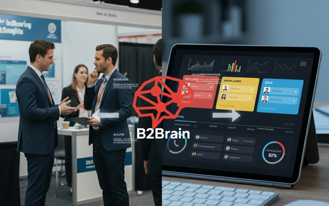 How B2Brain Uses AI To Make You a Better Salesperson Just From Your Tradeshow Notes