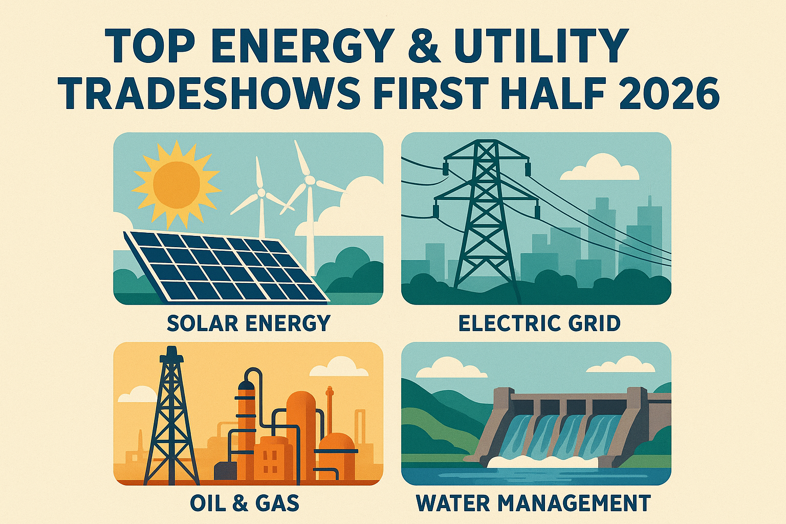 Top Energy & Utilities Events for H1 2026